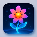 icon_internet_flower_futuristic icon preview