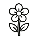 icon_internet_flower_outline icon preview