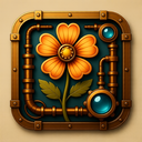 icon_internet_flower_steampunk icon preview