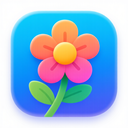 icon_internet_flower_vibrant_colors icon preview