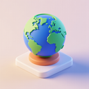 icon_internet_globe_3d_isometric icon preview