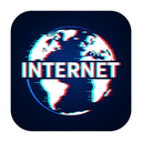 icon_internet_globe_digital_glitch icon preview