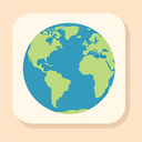 icon_internet_globe_flat_pastel icon preview