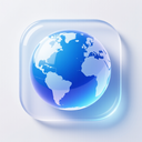 icon_internet_globe_glassy icon preview