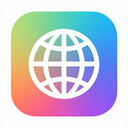 icon_internet_globe_gradient icon preview
