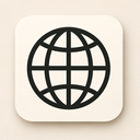 icon_internet_globe_minimalist icon preview