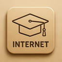 icon_internet_graduation_cap_embossed icon preview