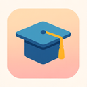 icon_internet_graduation_cap_flat_pastel icon preview