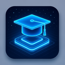 icon_internet_graduation_cap_futuristic icon preview
