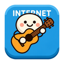 icon_internet_guitar_cartoon icon preview