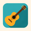icon_internet_guitar_flat_design icon preview