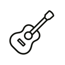 icon_internet_guitar_minimal_outline icon preview