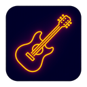 icon_internet_guitar_neon icon preview