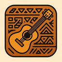 icon_internet_guitar_tribal icon preview
