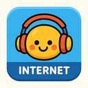 icon_internet_headphones_cartoon icon preview