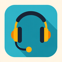 icon_internet_headphones_flat_design icon preview