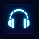 icon_internet_headphones_glow_effect icon preview