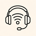 icon_internet_headphones_line_art icon preview