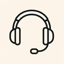 icon_internet_headphones_minimal_outline icon preview