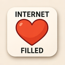 icon_internet_heart_filled icon preview