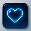 icon_internet_heart_futuristic icon preview