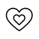 icon_internet_heart_minimal_outline icon preview
