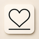 icon_internet_heart_thin icon preview