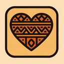 icon_internet_heart_tribal icon preview