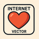 icon_internet_heart_vector icon preview