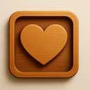 icon_internet_heart_wooden icon preview