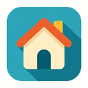 icon_internet_house_flat_design icon preview