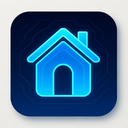 icon_internet_house_futuristic icon preview