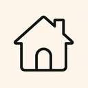 icon_internet_house_minimal_outline icon preview