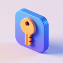 icon_internet_key_3d_isometric icon preview