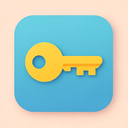 icon_internet_key_flat_pastel icon preview