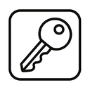 icon_internet_key_outline icon preview