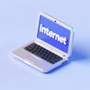 icon_internet_laptop_3d_isometric icon preview