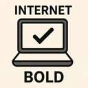 icon_internet_laptop_bold icon preview