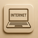 icon_internet_laptop_embossed icon preview