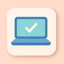 icon_internet_laptop_flat_pastel icon preview