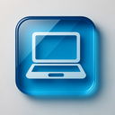 icon_internet_laptop_glassy icon preview
