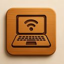 icon_internet_laptop_wooden icon preview