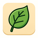 icon_internet_leaf_cartoon icon preview