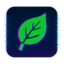 icon_internet_leaf_digital_glitch icon preview