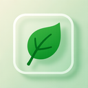 icon_internet_leaf_transparent icon preview
