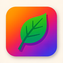 icon_internet_leaf_vibrant_colors icon preview