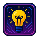 icon_internet_light_bulb_cyberpunk icon preview