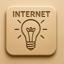 icon_internet_light_bulb_embossed icon preview