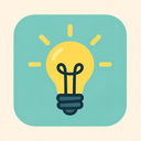 icon_internet_light_bulb_flat_pastel icon preview