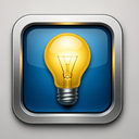 icon_internet_light_bulb_metallic icon preview
